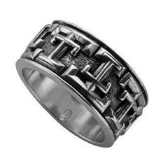 Texas Tech band ring in sterling silver for men.                                                                                                                                                                                                          