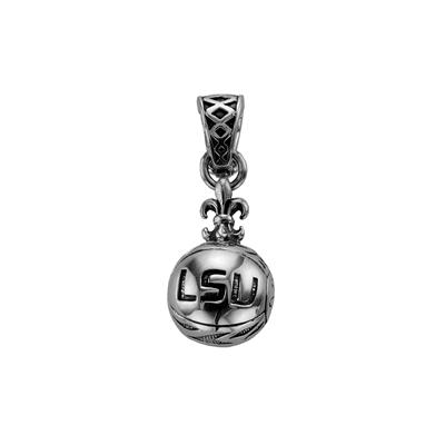 LSU basketball charm.                                                                                                                                                                                                                                     