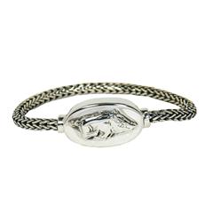 Sterling silver Razorback bracelet.                                                                                                                                                                                                                       