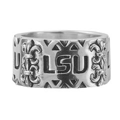 LSU band ring for men.                                                                                                                                                                                                                                    