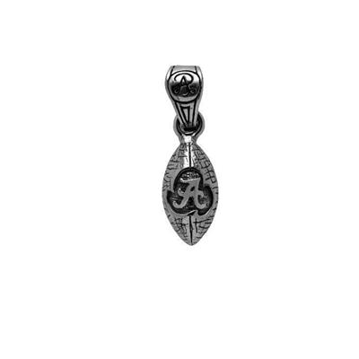 Alabama sterling silver football charm.                                                                                                                                                                                                                   