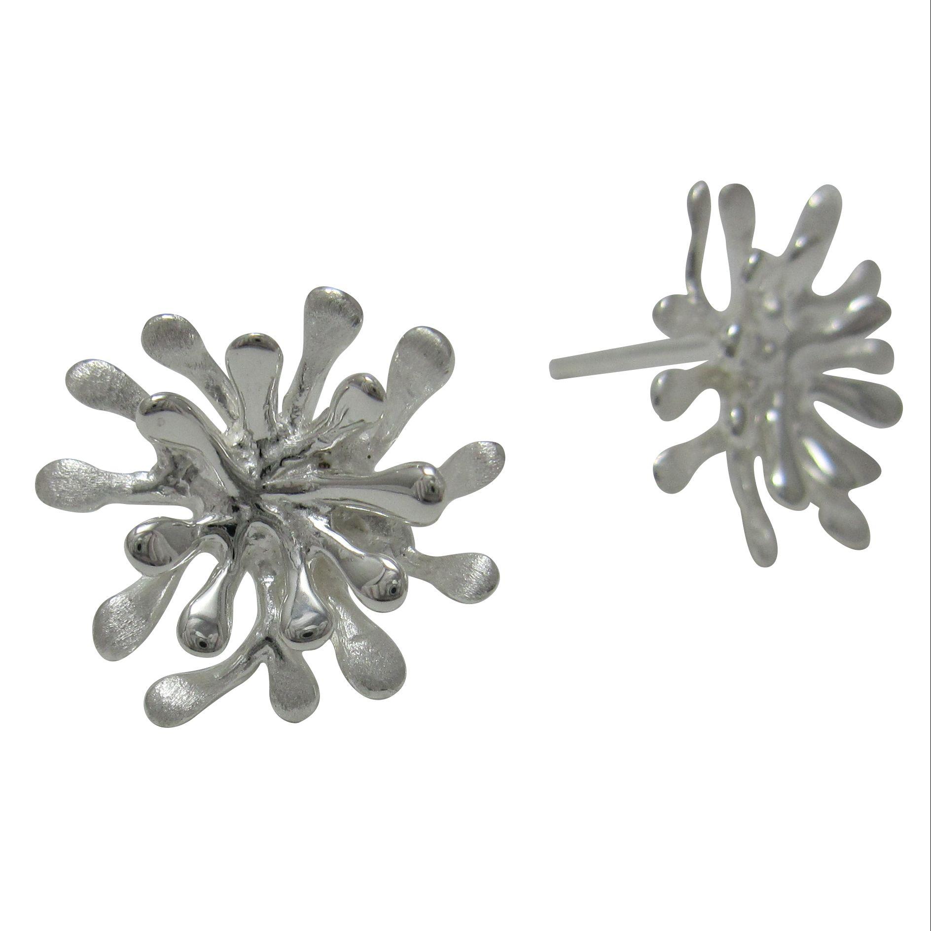 Sterling Silver Branch Coral Earring studs                                                                                                                                                                                                                