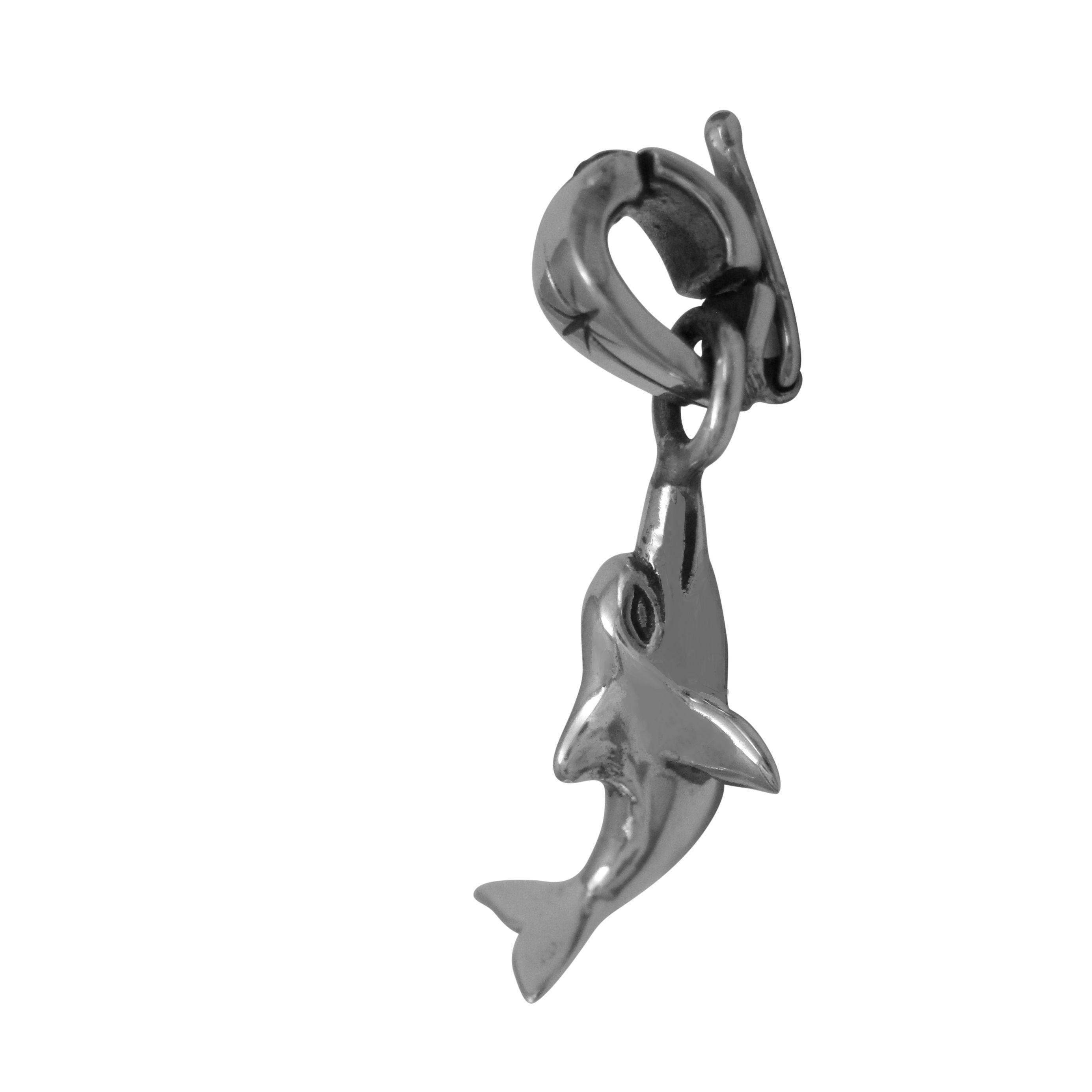 silver dolphin pendant                                                                                                                                                                                                                                    