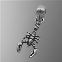 Silver lobster pendant.                                                                                                                                                                                                                                   
