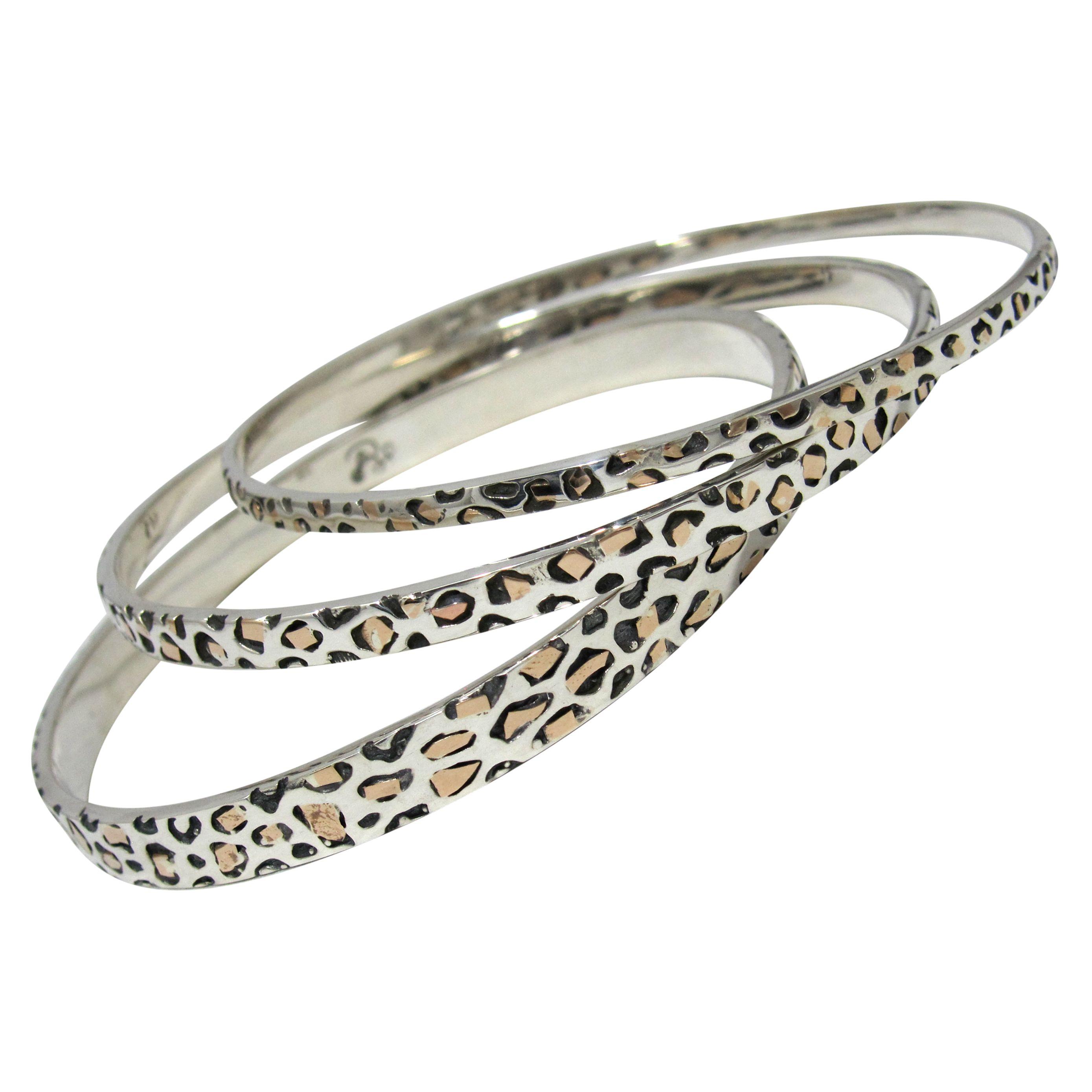 Leopard bangle bracelets.                                                                                                                                                                                                                                 